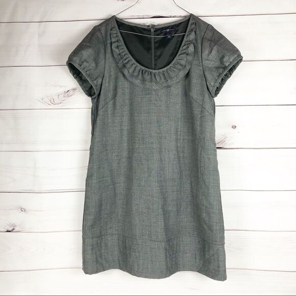 Gap ruffle bodice wool dress.  I16 - Picture 1 of 8
